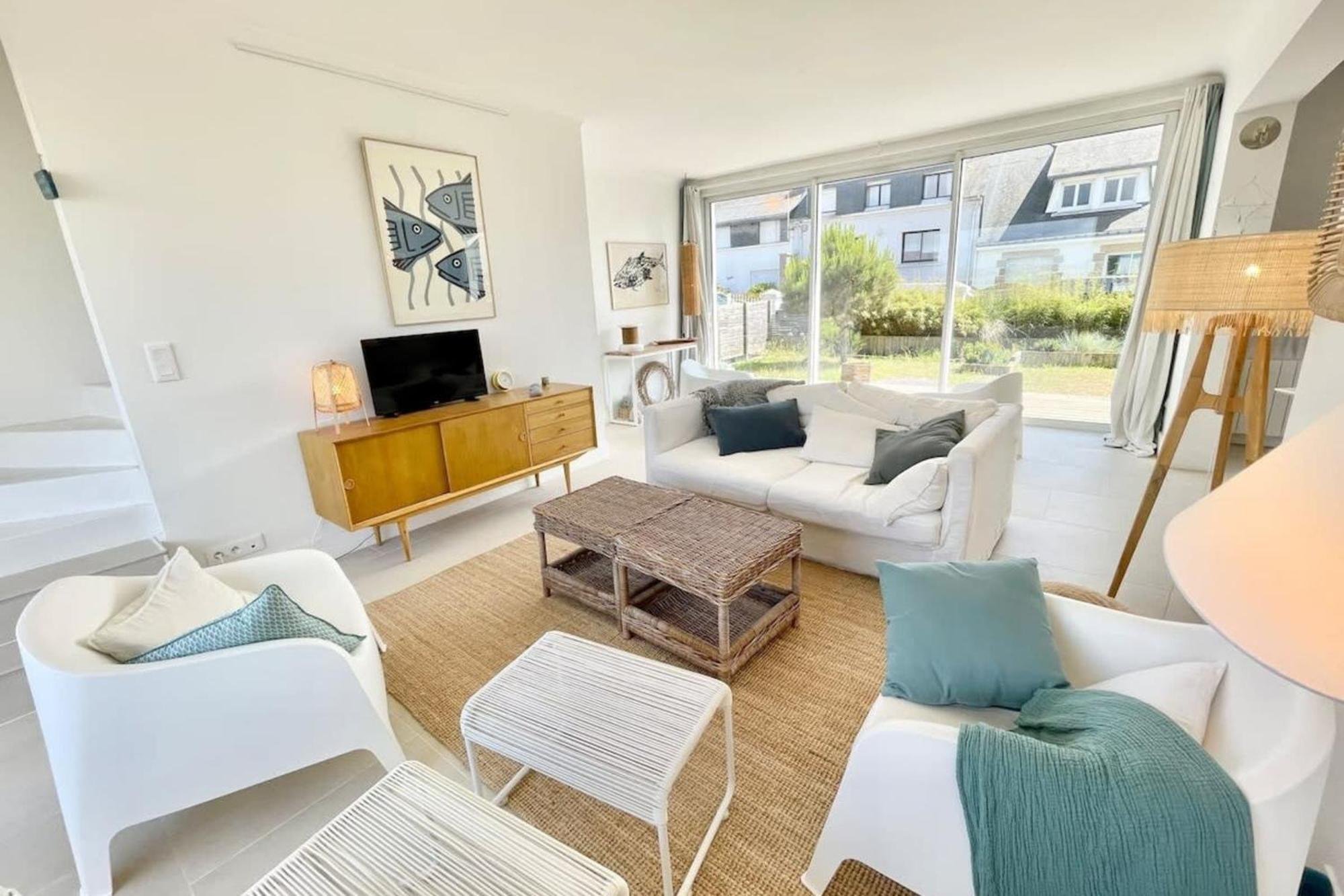 Maison Ultra Coconning Jardin Face Aux Plages Ploemeur Exterior photo